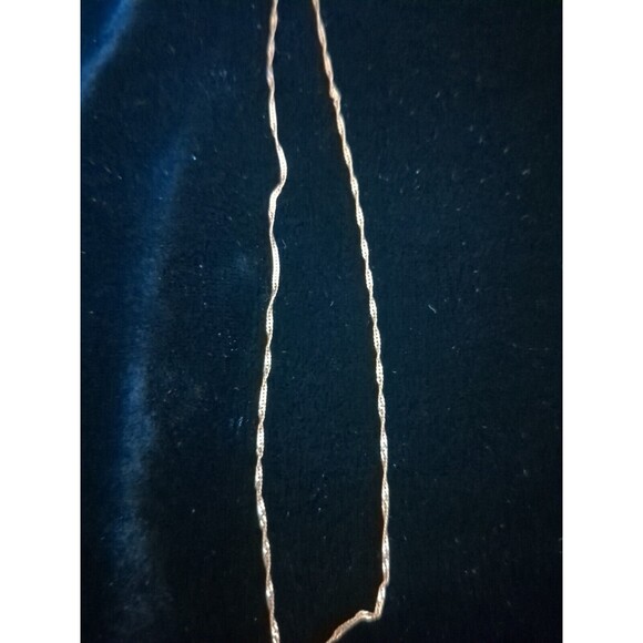 Vintage Krementz 14 Carat Gold Overlay Twist Chain Shamrock 18in NIB - Picture 6 of 8